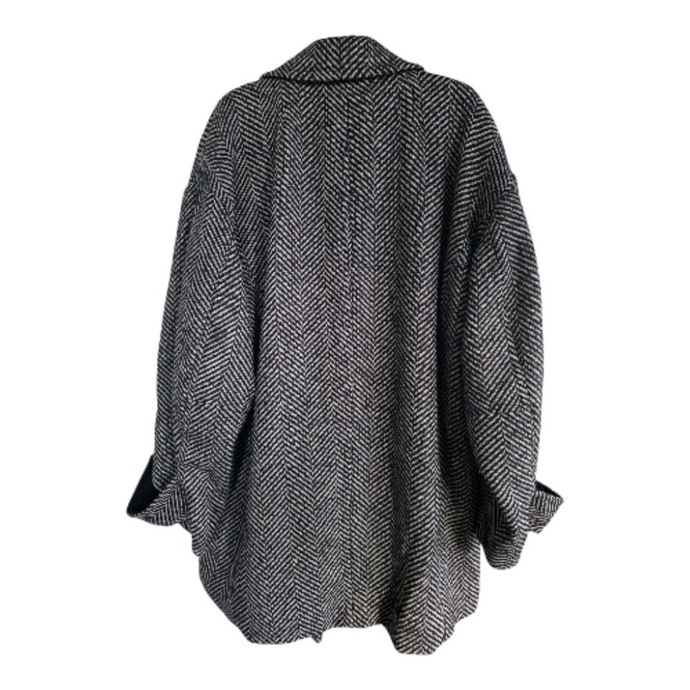 NWT Free People Ari Herringbone Peacoat - Picture 7 of 12